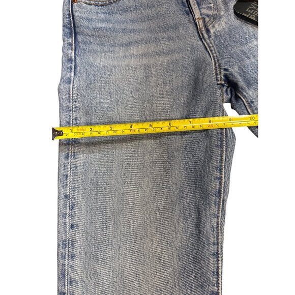 Levis Premium Wedgie Fit High-Rise Tapered Leg Jeans For Women Size 24 Light Was - Picture 10 of 13